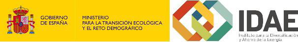 Gobierno de España · Ministerio para la Transición Ecológica y el Reto Demográfico · IDAE